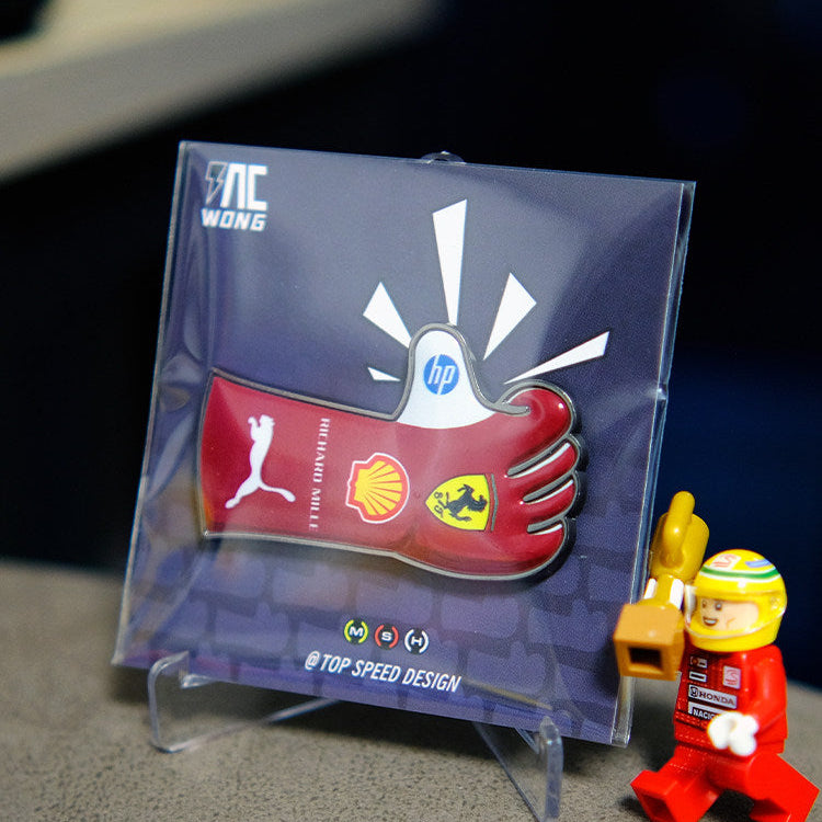 F1 Racing Glove Pin