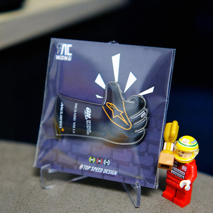 F1 Racing Glove Pin